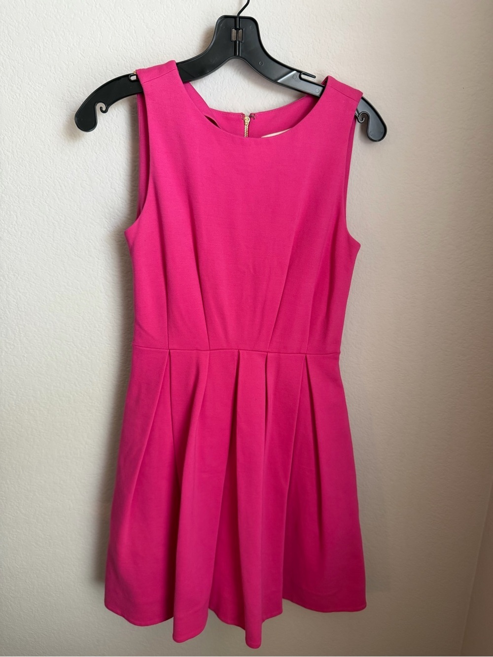 Kate Spade Classic Sleeveless Pink Fit-and-Flare Dress
